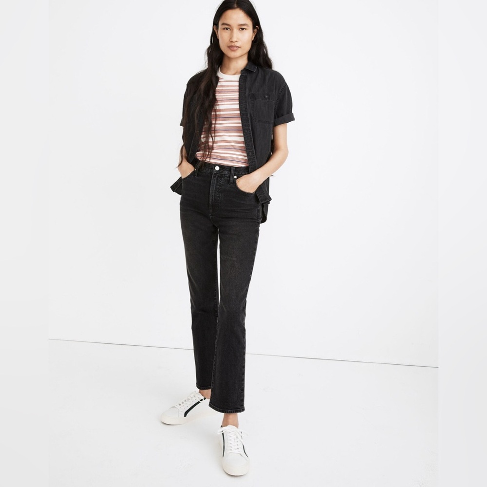 Madewell High Rise Black Jeans